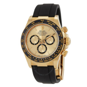 Cosmograph Daytona Chronograph Automatic Chronometer Gold Dial Men's Watch