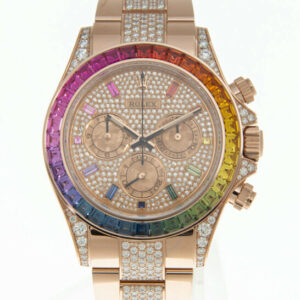 Cosmograph Daytona Chronograph Automatic Rainbow Pave Watch