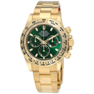Cosmograph Daytona Chronograph Tachymeter Green Dial Men's Watch