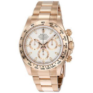Cosmograph Daytona Ivory Dial 18K Everose Gold Oyster Bracelet Automatic Men's Watch