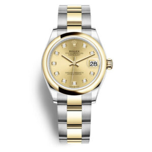 Datejust 31 Automatic Diamond Champagne Dial Ladies Watch