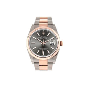 datejust 36 dark rhodium dial fluted rose gold two tone watch 126231 np 6892 vxdm0.jpg