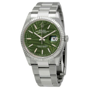 Datejust Green (Palm Motif) Dial Watch