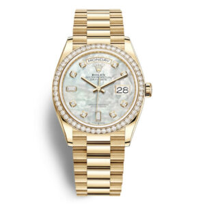 Day-Date 36 Mother of Pearl Dial 18kt Yellow Gold President Watch