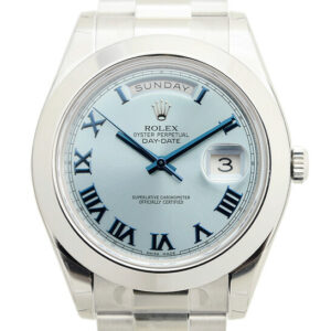 Day-Date II Ice Blue Dial Platinum President Automatic Men's Watch