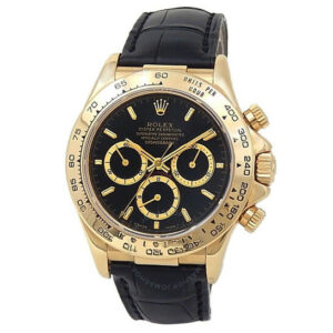 Daytona Chronograph Automatic Black Dial Men's Watch