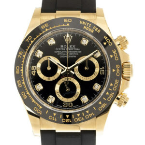 Daytona Chronograph Automatic Chronometer Diamond Black Dial Unisex Watch
