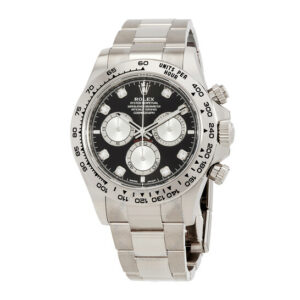 Daytona Chronograph Automatic Diamond Black Dial Men's Watch