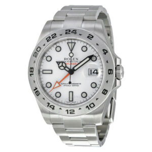 Explorer II White Dial Stainless Steel Oyster Bracelet Automatic Men's Watch