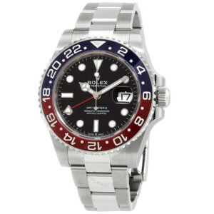 GMT-Master II Automatic Black Dial Men's Watch