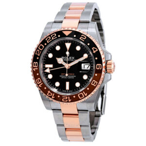GMT-Master II "Root Beer" Automatic Men's Steel and 18 ct Everose Gold Oyster Watch