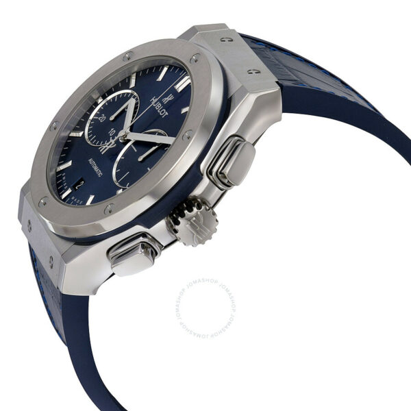 hublot classic fusion automatic blue sunray dial titanium mens watch 5389 xxkal.jpg