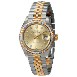 Lady Datejust Roman Diamond Dial Diamond Bezel Automatic Watch