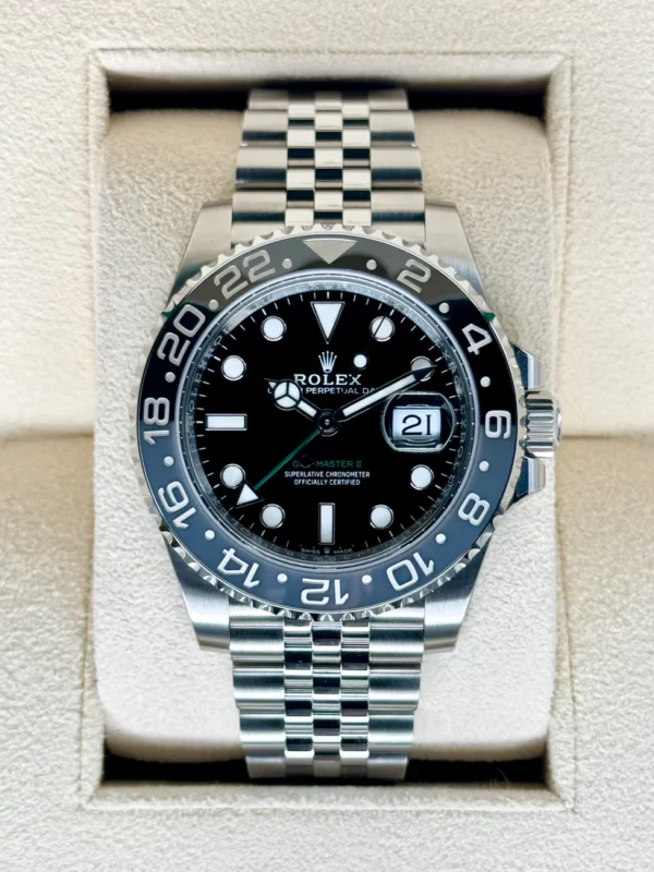 NEW 2024 Rolex GMT-Master II 40mm 126710GRNR Black Dial