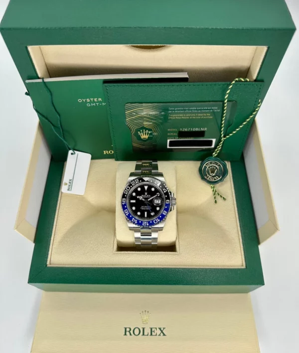 NEW 2024 Rolex GMT-Master II "Batman" 40mm 126710BLNR Oyster - Image 10