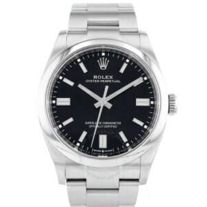 Oyster Perpetual 36 Automatic Chronometer Black Dial Men's Watch