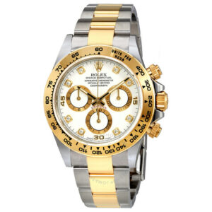Oyster Perpetual Cosmograph Daytona White Diamond Dial Ladies Watch