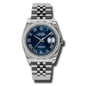 Oyster Perpetual Datejust 36 Blue Dial Stainless Steel Jubilee Bracelet Automatic Men's Watch