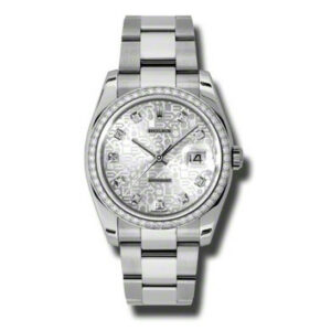 Oyster Perpetual Datejust 36 Silver Dial Stainless Steel Bracelet Automatic Ladies Watch