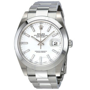 Oyster Perpetual Datejust White Dial Automatic Men's Watch