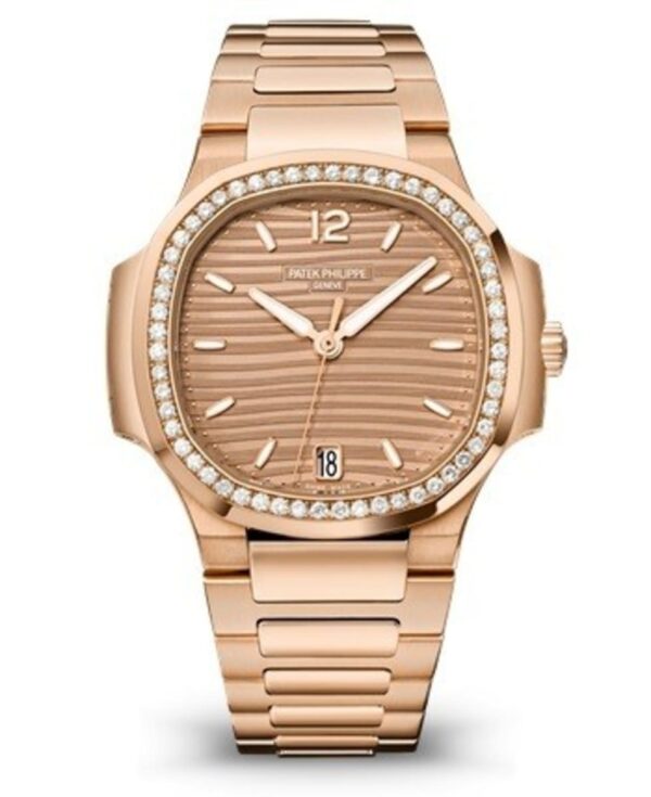 patek philippe nautilus golden dial 18kt rose gold diamond womens watch 71181200r 010 9481 iiqq5.jpg