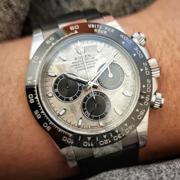 Rolex Cosmograph Daytona White Gold Meteorite 116519LN-0038 - Image 6