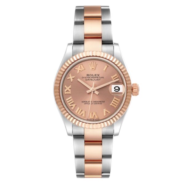 Rolex Datejust 31 Midsize Steel Rose Gold Roman Dial Ladies Watch 278271 - Image 2