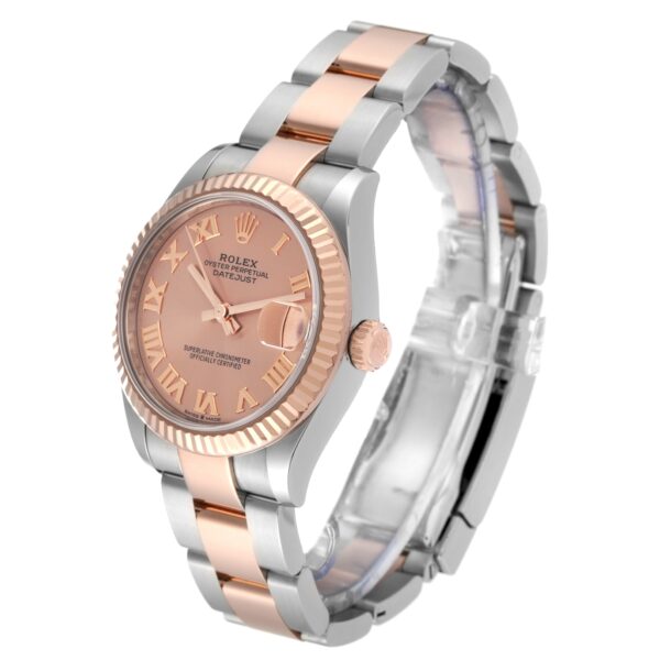 Rolex Datejust 31 Midsize Steel Rose Gold Roman Dial Ladies Watch 278271 - Image 4