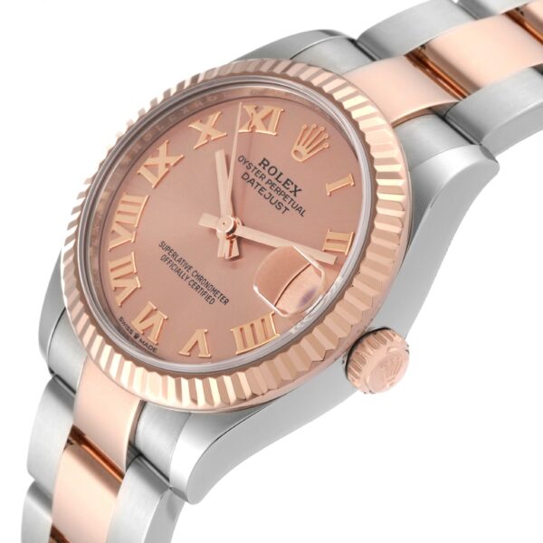 Rolex Datejust 31 Midsize Steel Rose Gold Roman Dial Ladies Watch 278271 - Image 5