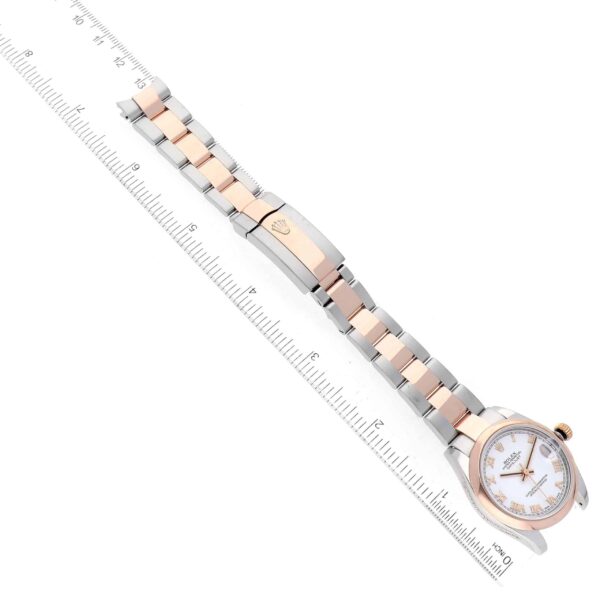 Rolex Datejust 31 Midsize Steel Rose Gold White Dial Ladies Watch 178241 - Image 10