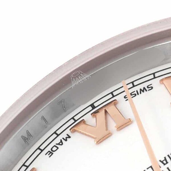 Rolex Datejust 31 Midsize Steel Rose Gold White Dial Ladies Watch 178241 - Image 6