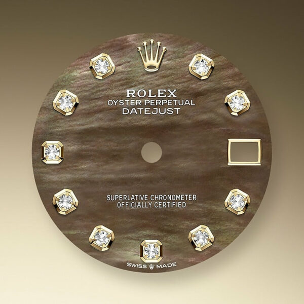 Rolex Datejust 31, Oystersteel, 18kt Yellow Gold and diamonds, Ref# 278383RBR-0023 - Image 2