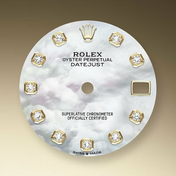 Rolex Datejust 31, Oystersteel, 18kt Yellow Gold and diamonds, Ref# 278383RBR-0027 - Image 2