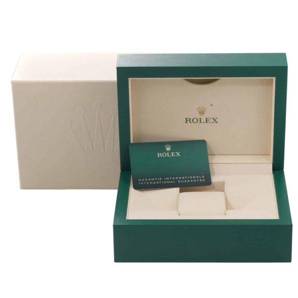 Rolex Datejust 36 Steel Rose Gold Slate Diamond Dial Mens Watch 126201 Box Card - Image 12