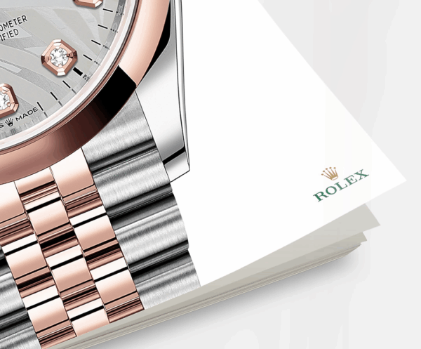 rolex datejust 36mm oystersteel and 18k everose gold ref# 126201 0037 2438 hhzen