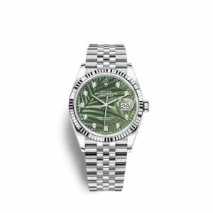 Rolex Datejust 36mm, Oystersteel and 18k White Gold, Ref# 126234-0055