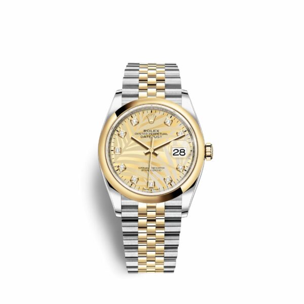 Rolex Datejust 36mm, Oystersteel and 18k Yellow Gold, Ref# 126203-0043