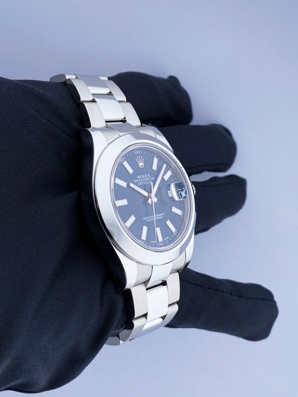 Rolex Datejust 41 116300 Blue Dial Steel Mens Watch Box Papers - Image 4