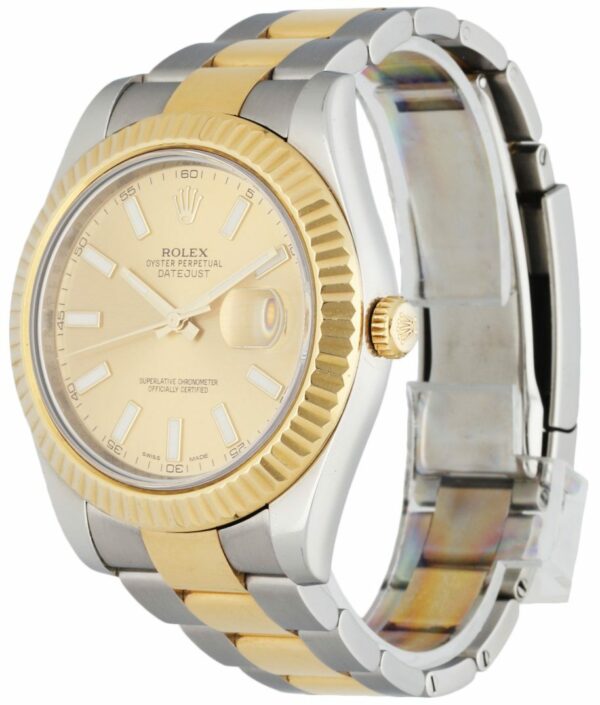 Rolex Datejust 41 116333 Champagne Dial Two Tone Mens Watch - Image 2