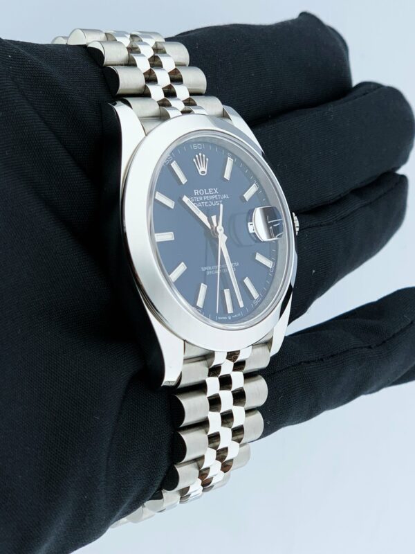 Rolex Datejust 41 126300 Blue Dial Mens Watch Box Papers - Image 4
