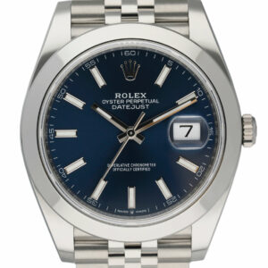 Rolex Datejust 41 126300 Blue Dial Mens Watch Box Papers