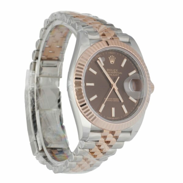 Rolex Datejust 41 126331 Stainless Steel & 18K Rose Gold Mens Watch Box Paper - Image 3