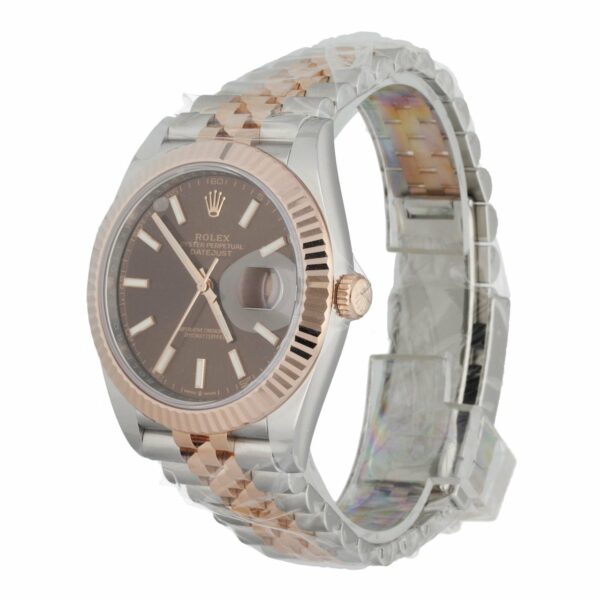 Rolex Datejust 41 126331 Stainless Steel & 18K Rose Gold Mens Watch Box Paper - Image 2