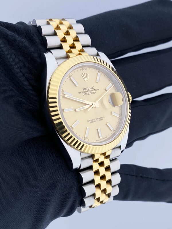 Rolex Datejust 41 126333 Champagne Dial Mens Watch With Card Papers - Image 4
