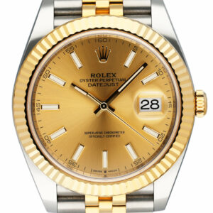 Rolex Datejust 41 126333 Champagne Dial Mens Watch With Card Papers