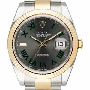 Rolex Datejust 41 126333 Wimbledon Dial Mens Watch Box Papers