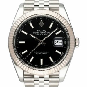 Rolex Datejust 41 126334 Black Dial Steel Mens Watch