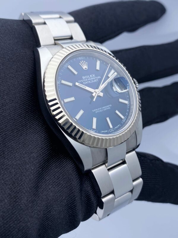 Rolex Datejust 41 126334 Blue Dial Stainless Steel Mens Watch Box Papers - Image 4