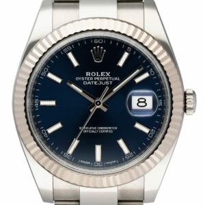 Rolex Datejust 41 126334 Blue Dial Stainless Steel Mens Watch Box Papers
