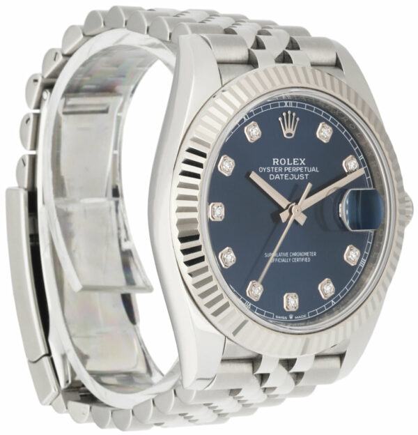 Rolex Datejust 41 126334 Jubilee Blue Diamond Dial Men's Watch Box Papers - Image 11